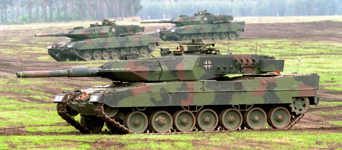 Leopard 2A4: Πέντε βολές σε 21 δευτερόλεπτα